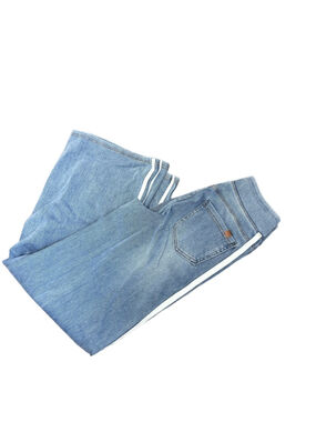 Halara Flex™ High Waisted Stripe Wide Leg Flowy Washed Casual Jeans size medium